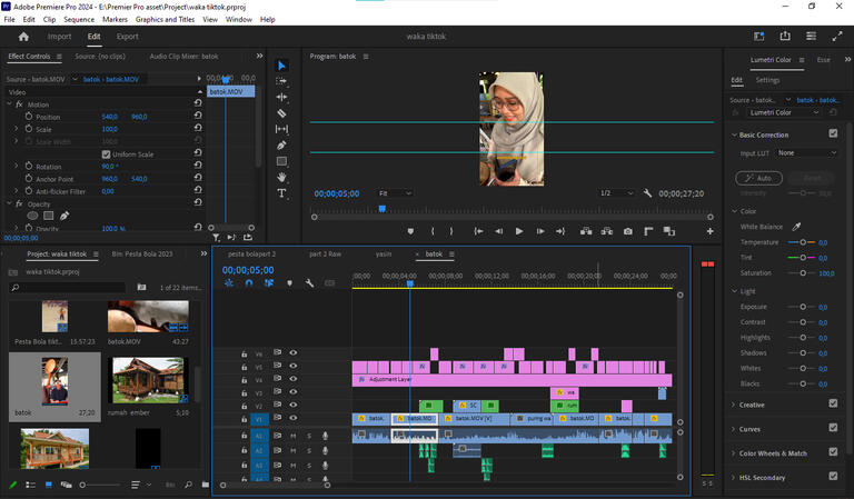 a client Video vlog of Wedding