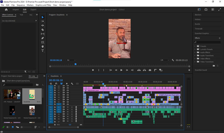 a client Video vlog of Wedding